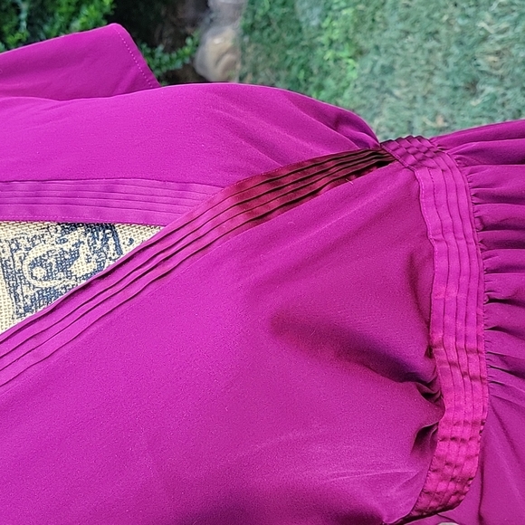 NEW Motherhood Maternity Wrap Top with Satin Trim - Picture 16 of 17